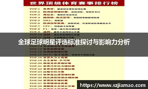 全球足球明星评选标准探讨与影响力分析